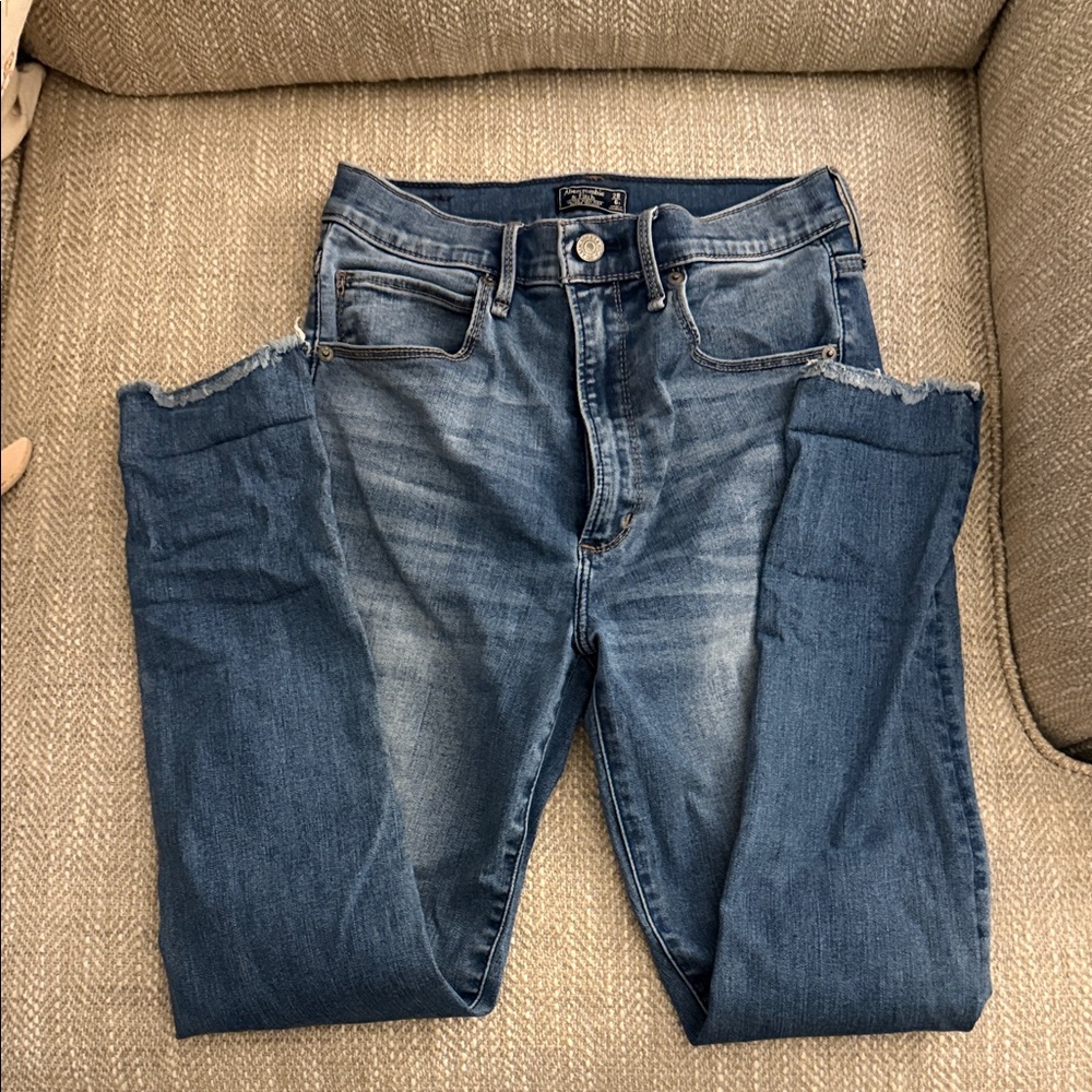 Abercrombie & fitch ultra high rise super skinny jeans 6S